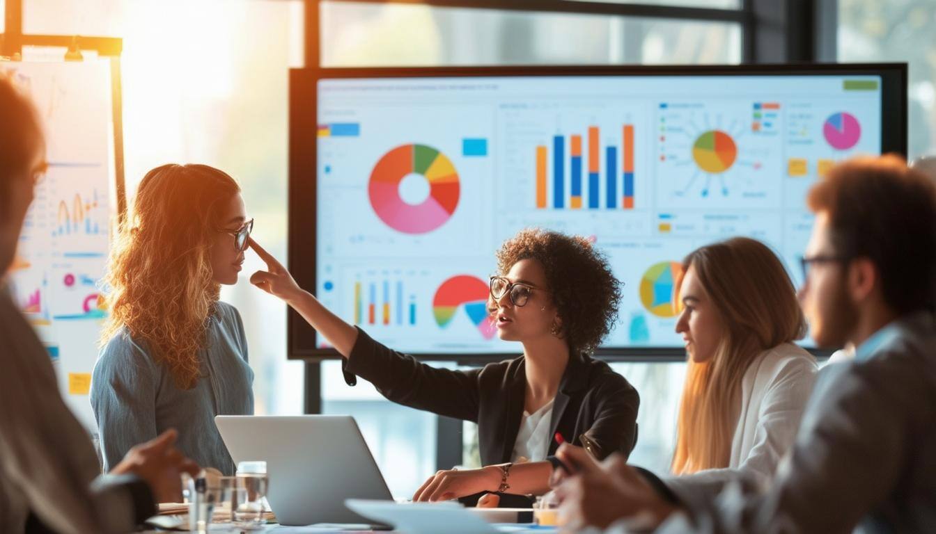 Team of CX professionals debating results and the consequences thereof. 