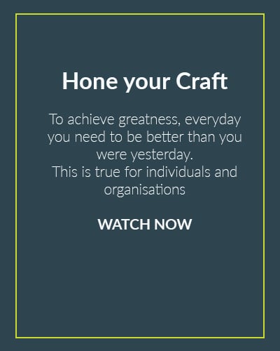 Hone your craft